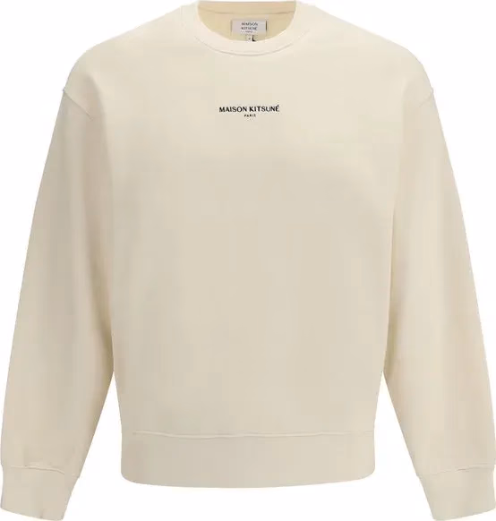 Maison Kitsuné Beige Cotton Sweatshirt