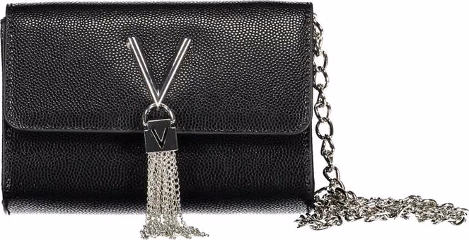Mario Valentino Black Polyurethane Women Handbag