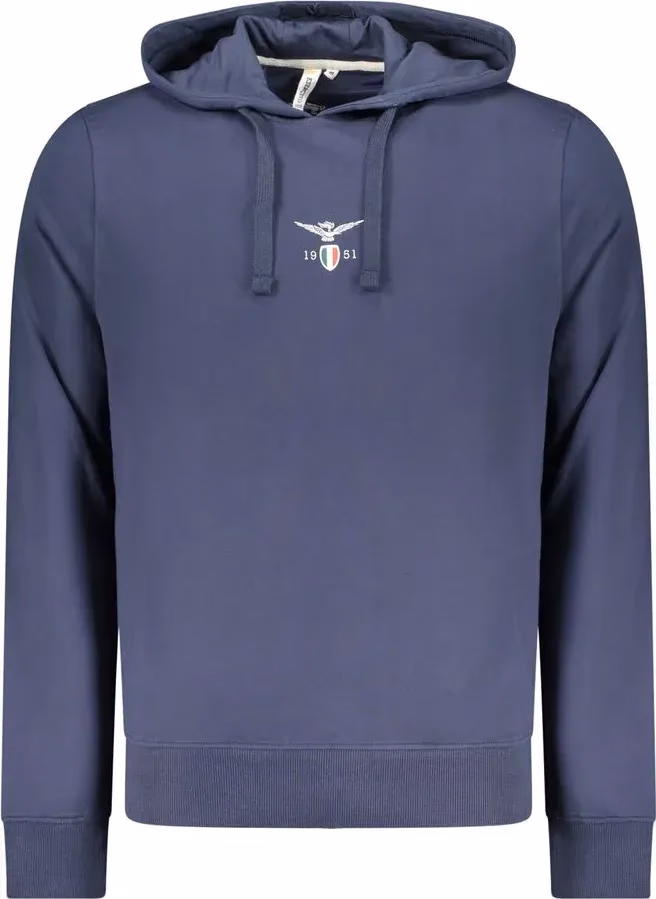 Accademia Militare Blue Cotton Men's Hoodie