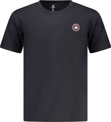 Black Cotton Men T-Shirt