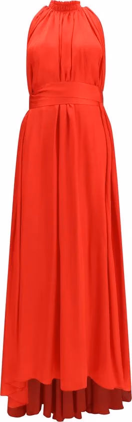 SA SU PHI Multicolor Polyester Long Dress