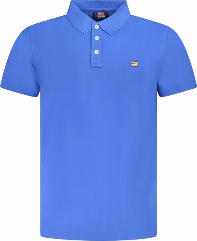 Norway 1963 Blue Cotton Men's Polo
