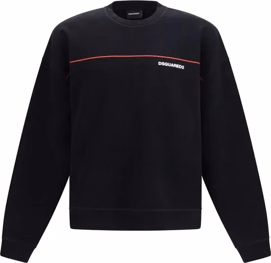 Dsquared² Black Cotton Sweatshirt