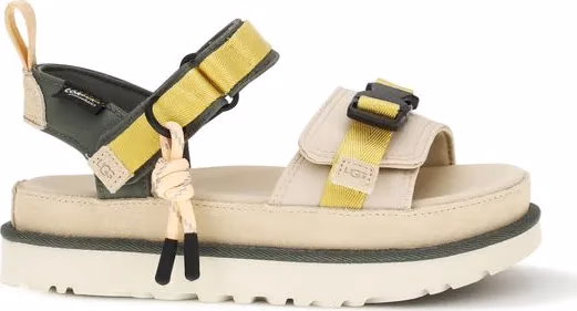 UGG Beige Rubber Flat Sandals