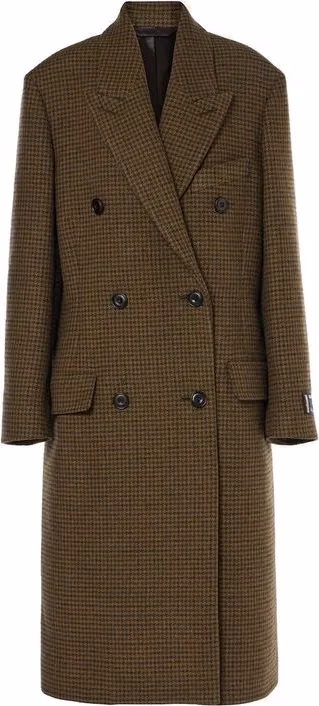Acne Studios Brown Fibers Coat