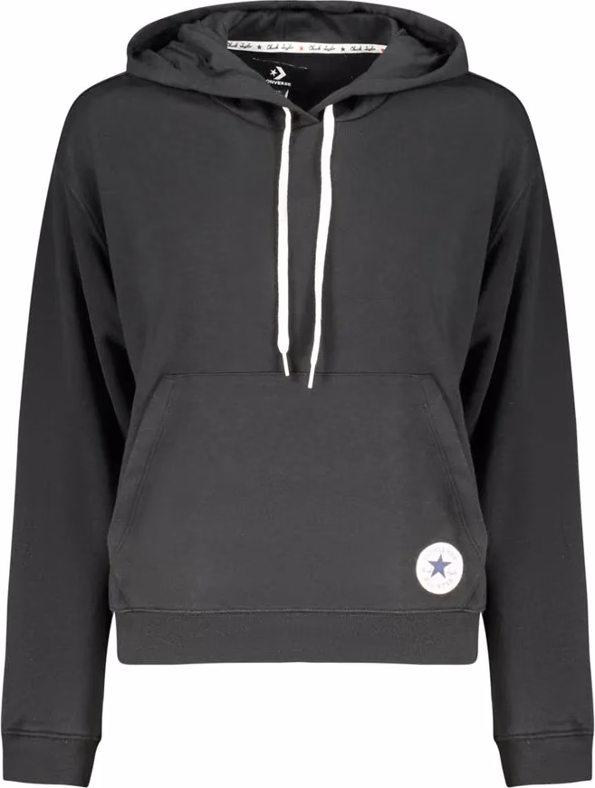 Converse Black Cotton Women's Sweatshirt