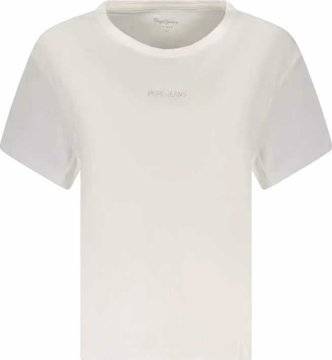 Pepe Jeans White Cotton Women T-Shirt