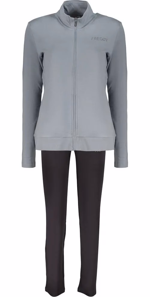 Freddy Blue Cotton Women's Sweatshirt Set