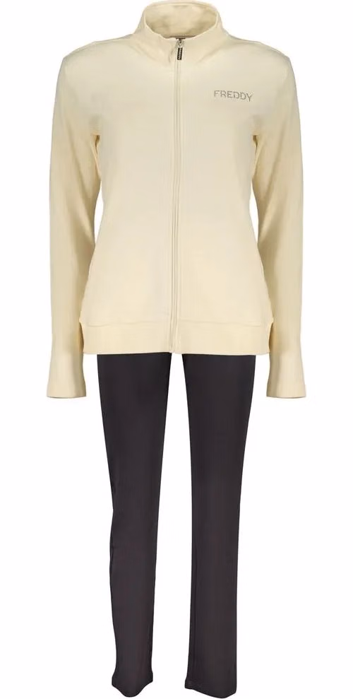 Freddy Beige Cotton Women Sweatshirt