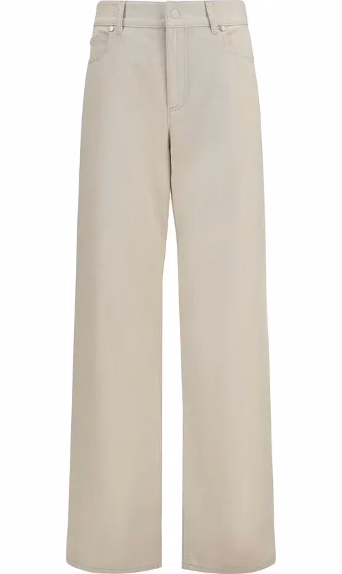 Fendi Beige Cotton Straight-Leg Jeans