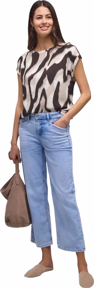 Street One Brown Viscose Blouse