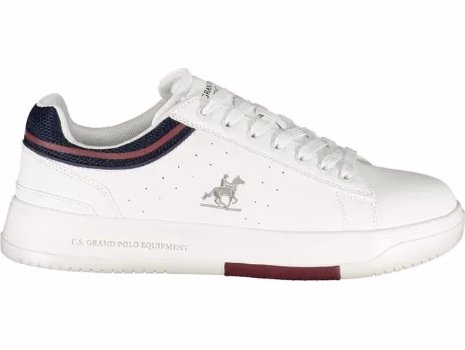 U.S. Grand Polo White Polyurethane Men's Sneaker