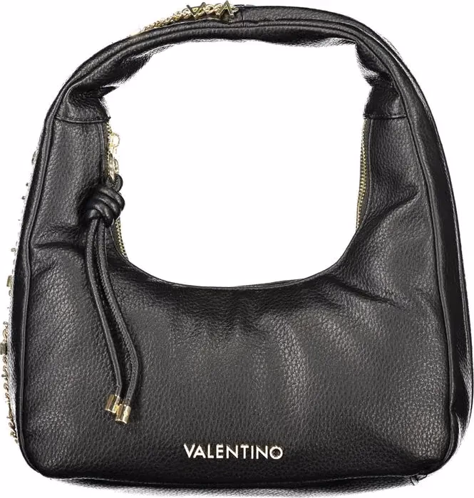 Mario Valentino Black Polyurethane Women's Bag