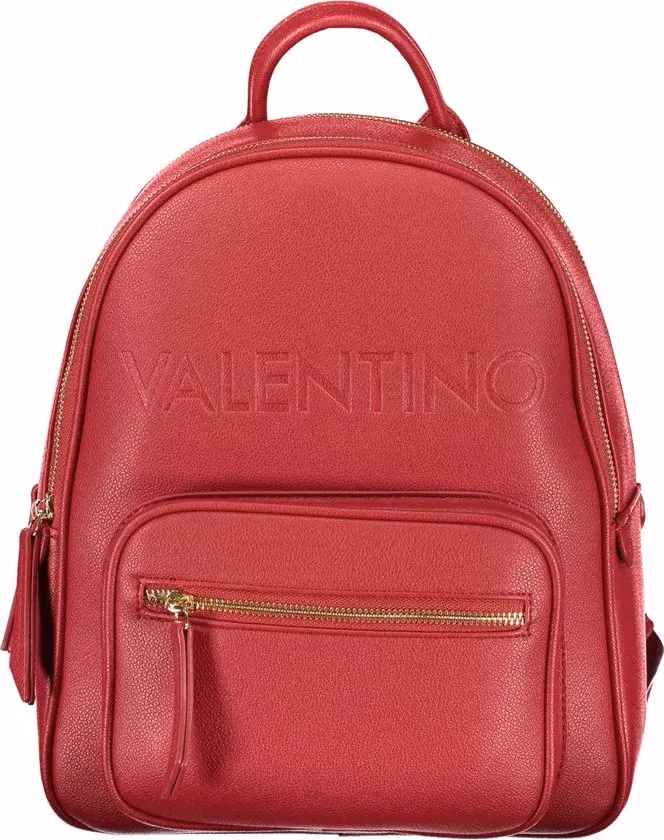 Mario Valentino Rosso Polyurethane Womens Backpack