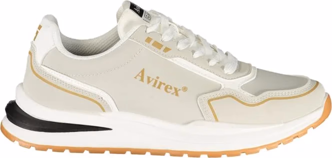 Avirex Gray Polyurethane Men's Sneaker