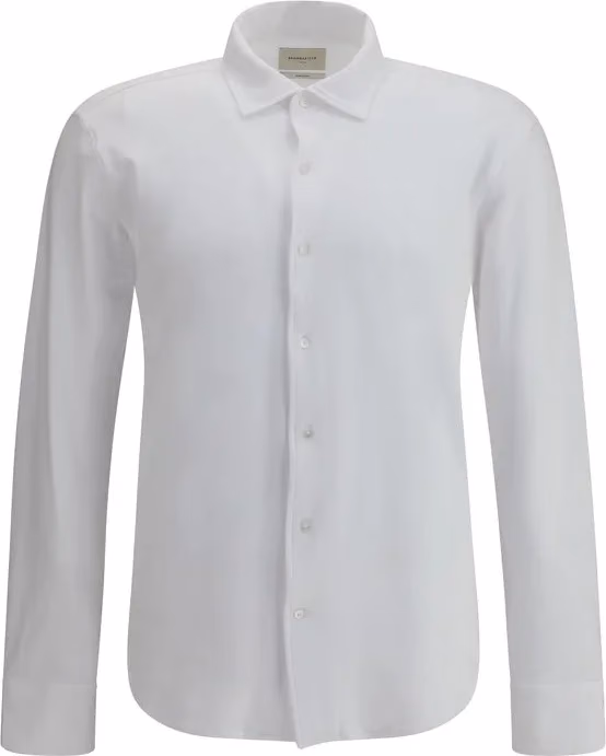 Brooksfield White Cotton Dress Shirt