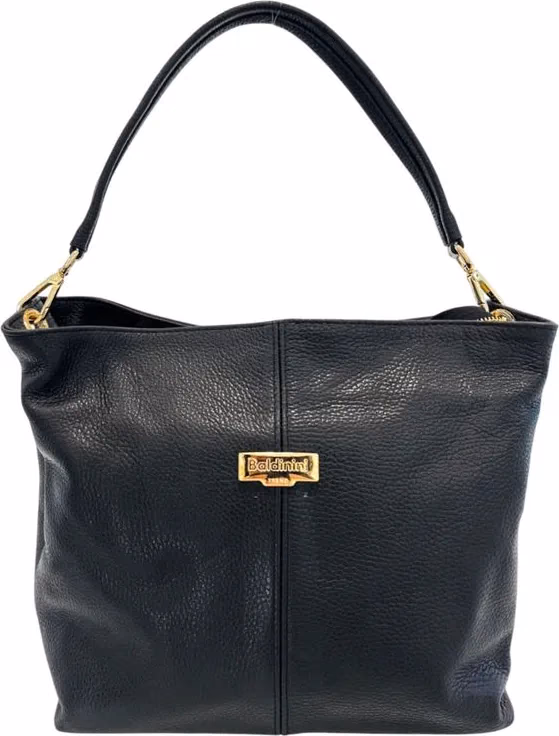 Baldinini Trend Black Leather Women Bag