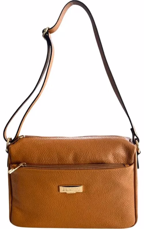 Baldinini Trend Brown Leather Women Crossbody Bag