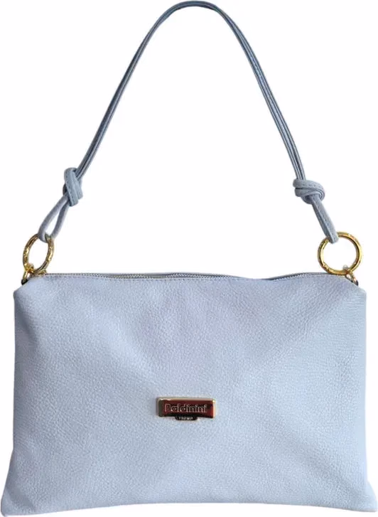 Baldinini Trend Blue Leather Women Bag