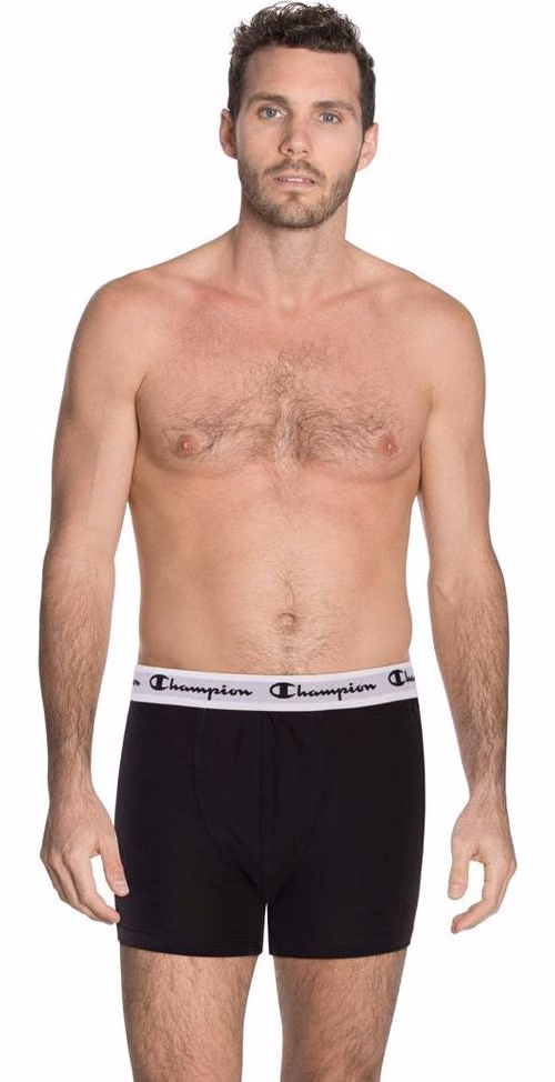 Champion Black Cotton Boxers