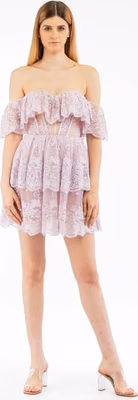 Light Blue Polyamide Casual Dress