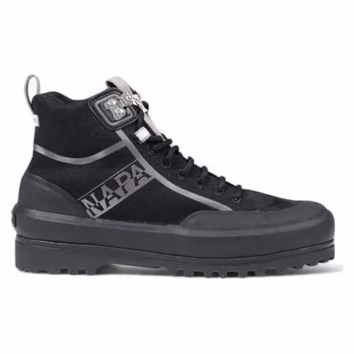 Superga Black Fabric Athletic Sneakers
