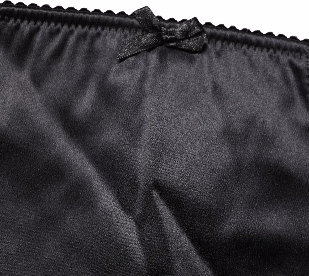 Dolce & Gabbana Black Silk Blend High Waist Girdle Panty Underwear