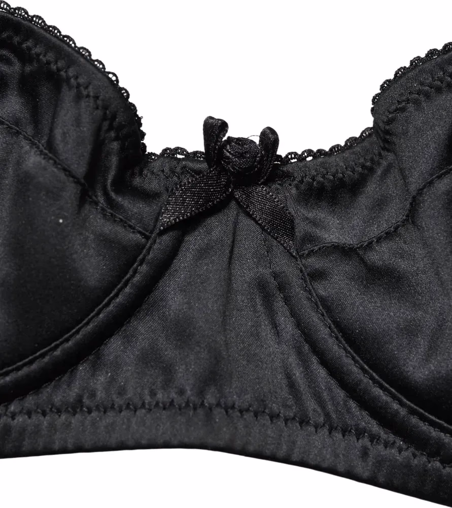 Dolce & Gabbana Black Semi-Pad Underwire Balconette Bra Underwear