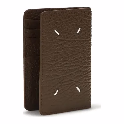 Maison Margiela Brown Calf Leather Bos Taurus Wallet