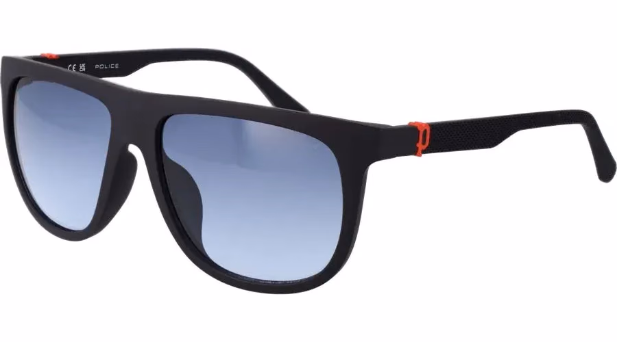 Police Black Plastic Sunglasses