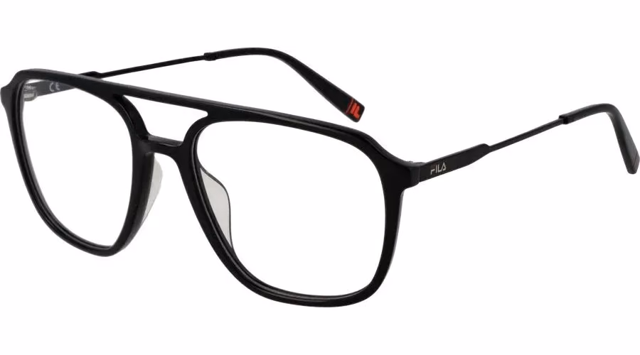 Fila Black Stainless Steel Glasses (Frames)