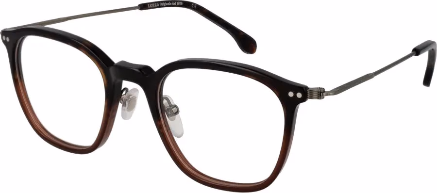 Lozza Brown Metal Glasses (Frames)