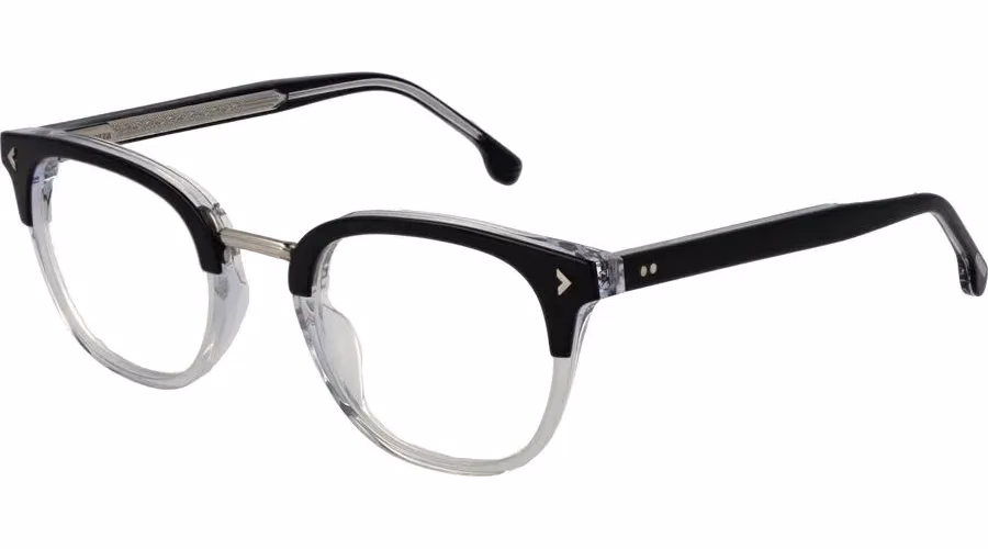 Lozza Black Cellulose Acetate Glasses (Frames)