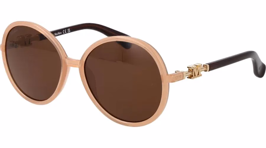 Max Mara Beige Plastic Sunglasses