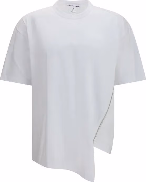 Comme Des Garçons White Cotton Sportswear
