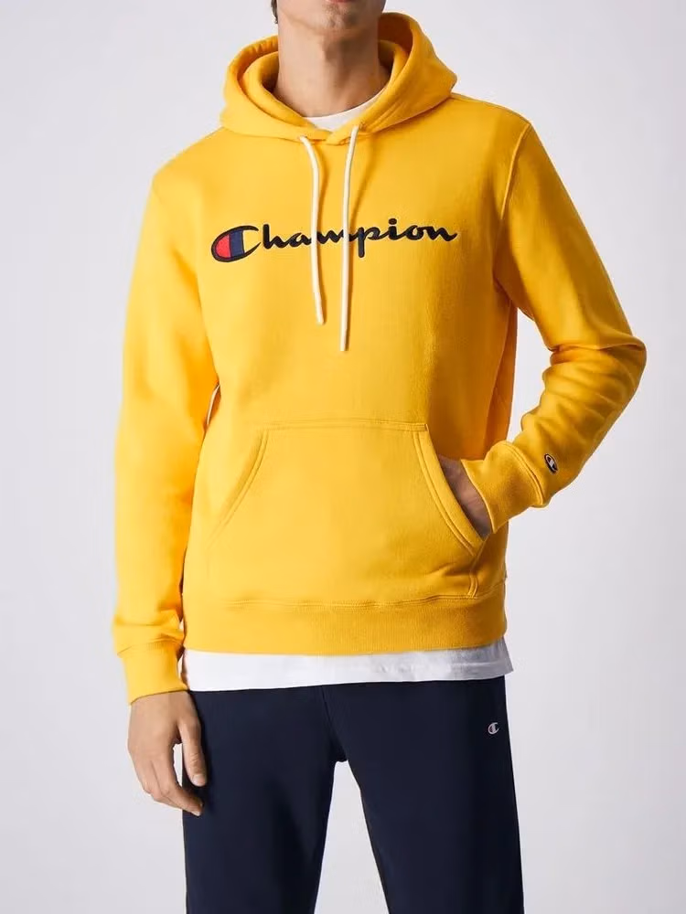 Champion Yellow Cotton Sweatshirt