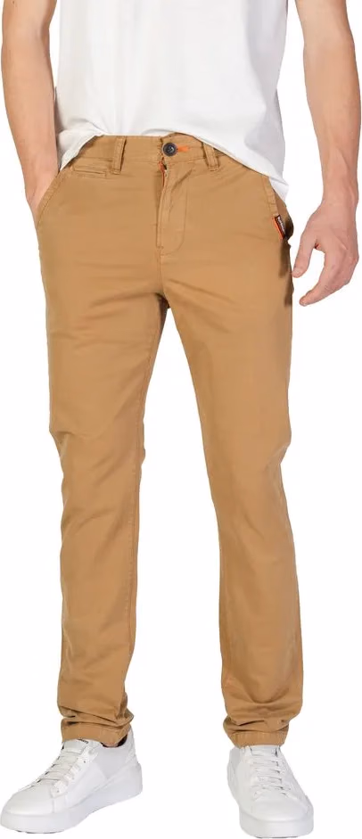 Superdry Beige Cotton Skinny Pants