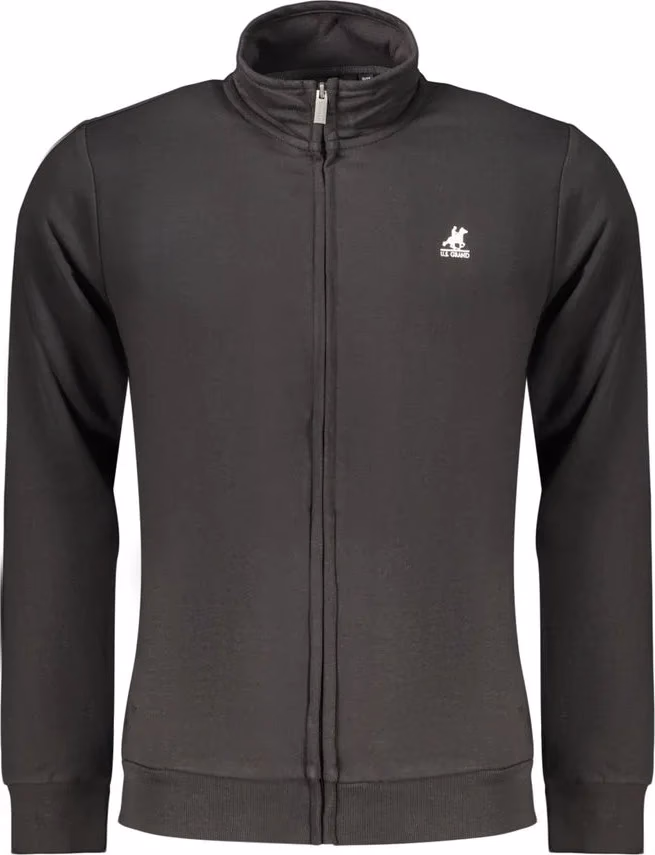 U.S. Grand Polo Black Cotton Men's Sweatshirt
