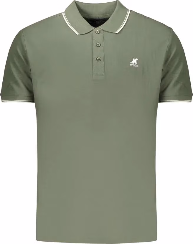 U.S. Grand Polo Green Cotton Men's Polo