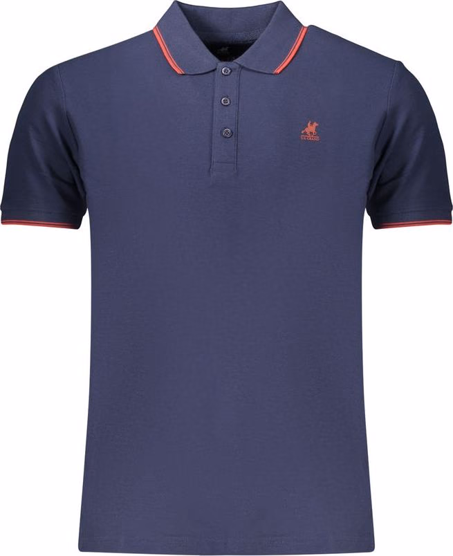 U.S. Grand Polo Blue Cotton Men's Polo