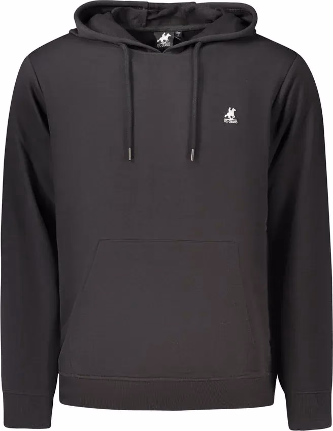 U.S. Grand Polo Black Cotton Men's Sweatshirt