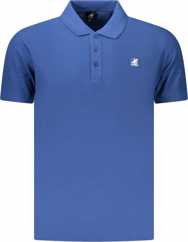 U.S. Grand Polo Blue Cotton Men's Polo Shirt