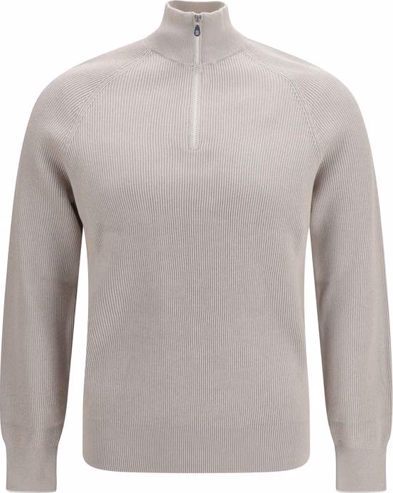 Brunello Cucinelli Beige Cotton Sweatshirt