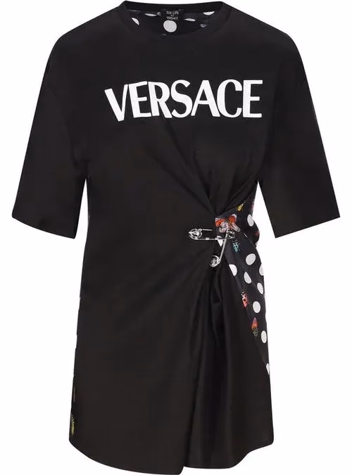 Versace Black Cotton T-Shirt