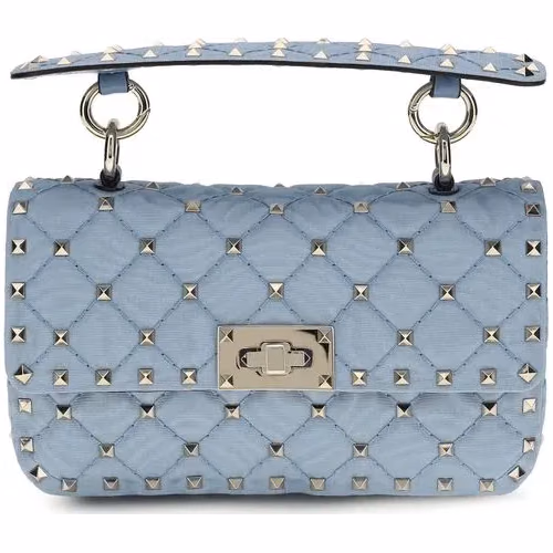 Valentino Garavani Blue Viscose Shoulder Bag