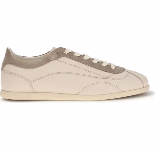 Brunello Cucinelli Beige Leather Low Top Sneakers