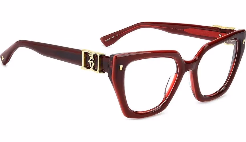 Dsquared² Burgundy Acetate Glasses (Frames)