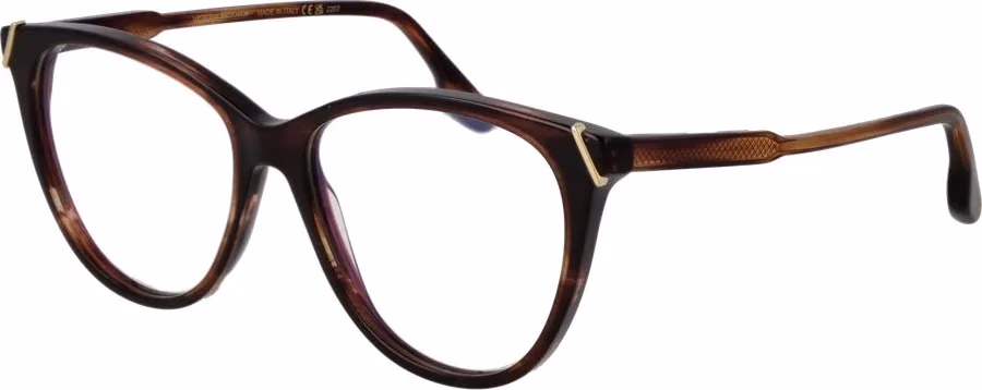 Victoria Beckham Brown Acetate Glasses (Frames)