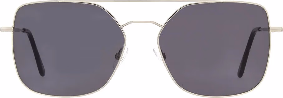 Andy Wolf Silver Metal Sunglasses