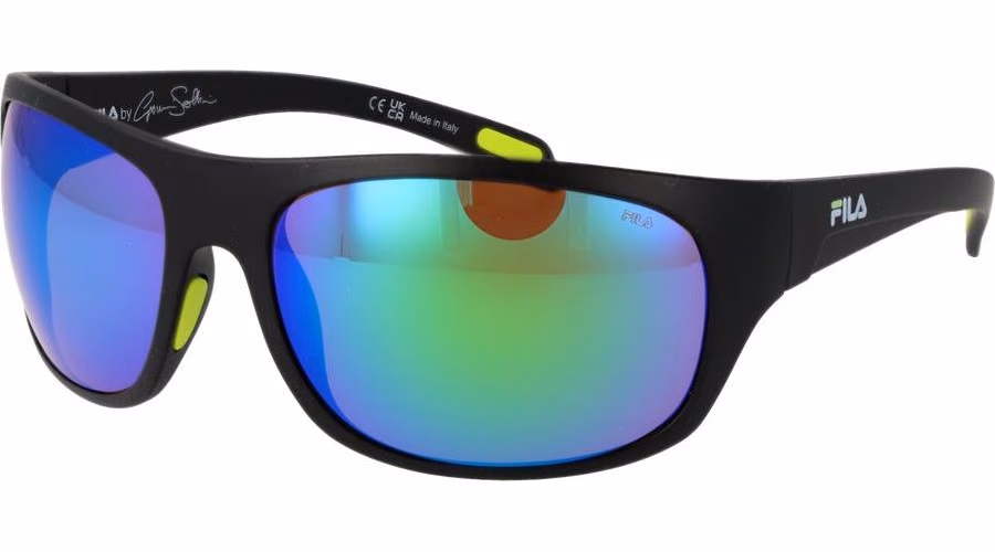 Fila Black Plastic Sunglasses